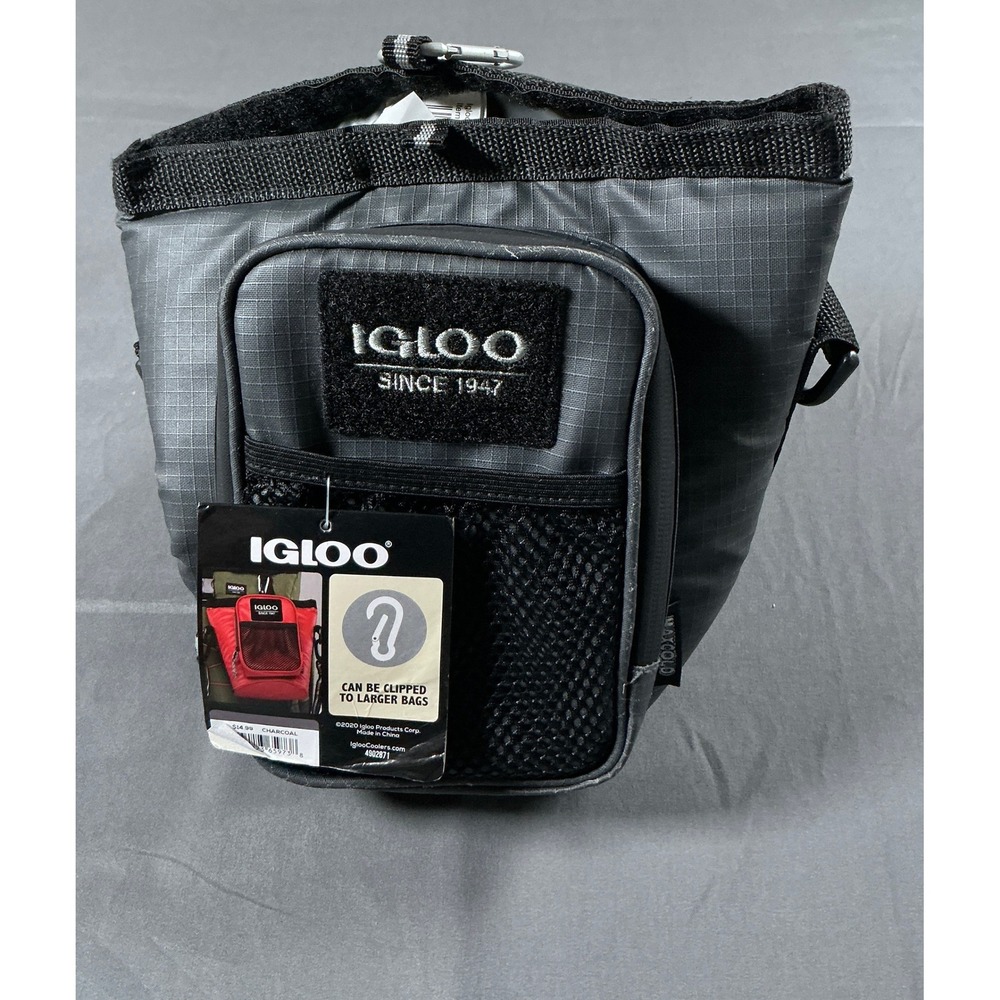 Igloo Dual Function Jug Bag Cooler Charcoal Gray Half Gallon Proformance 4902871